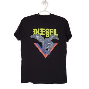 Diesel Panther graphic shirt black size S